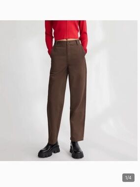 Aritzia Jaden Pant in brown size 2 NWT